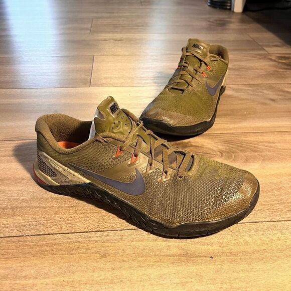 Nike Other - Nike Metcon 4‎ Olive Green Athletic Training Shoe Men 10.5